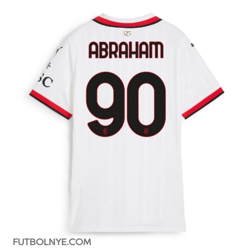 Camiseta AC Milan Tammy Abraham #90 Visitante Equipación para mujer 2024-25 manga corta